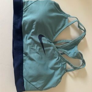 Nike Teal and Navy Sports Bra